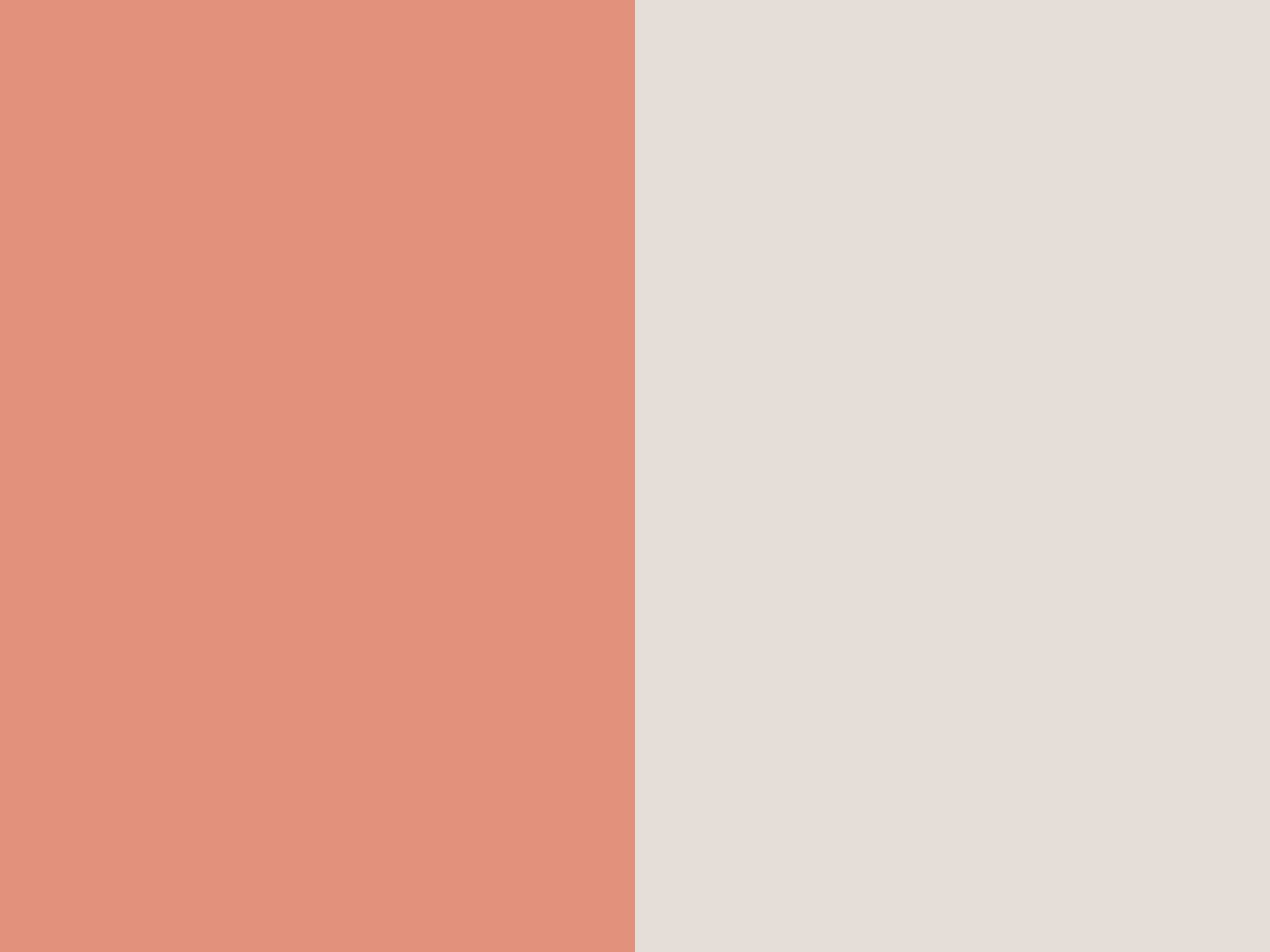 Bettwscheset Tvenne - Pink Terracotta / Seashell Beige