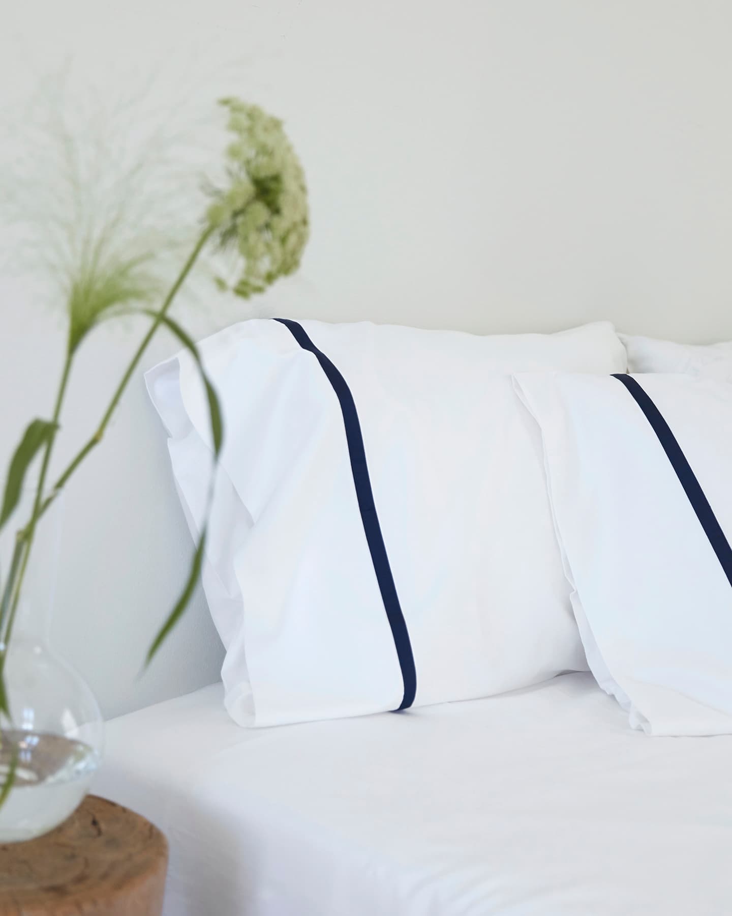 Kissenbezug Gatt - Cloud White in der Gruppe Bettwäsche / Kissenbezüge bei A L V A (1048)