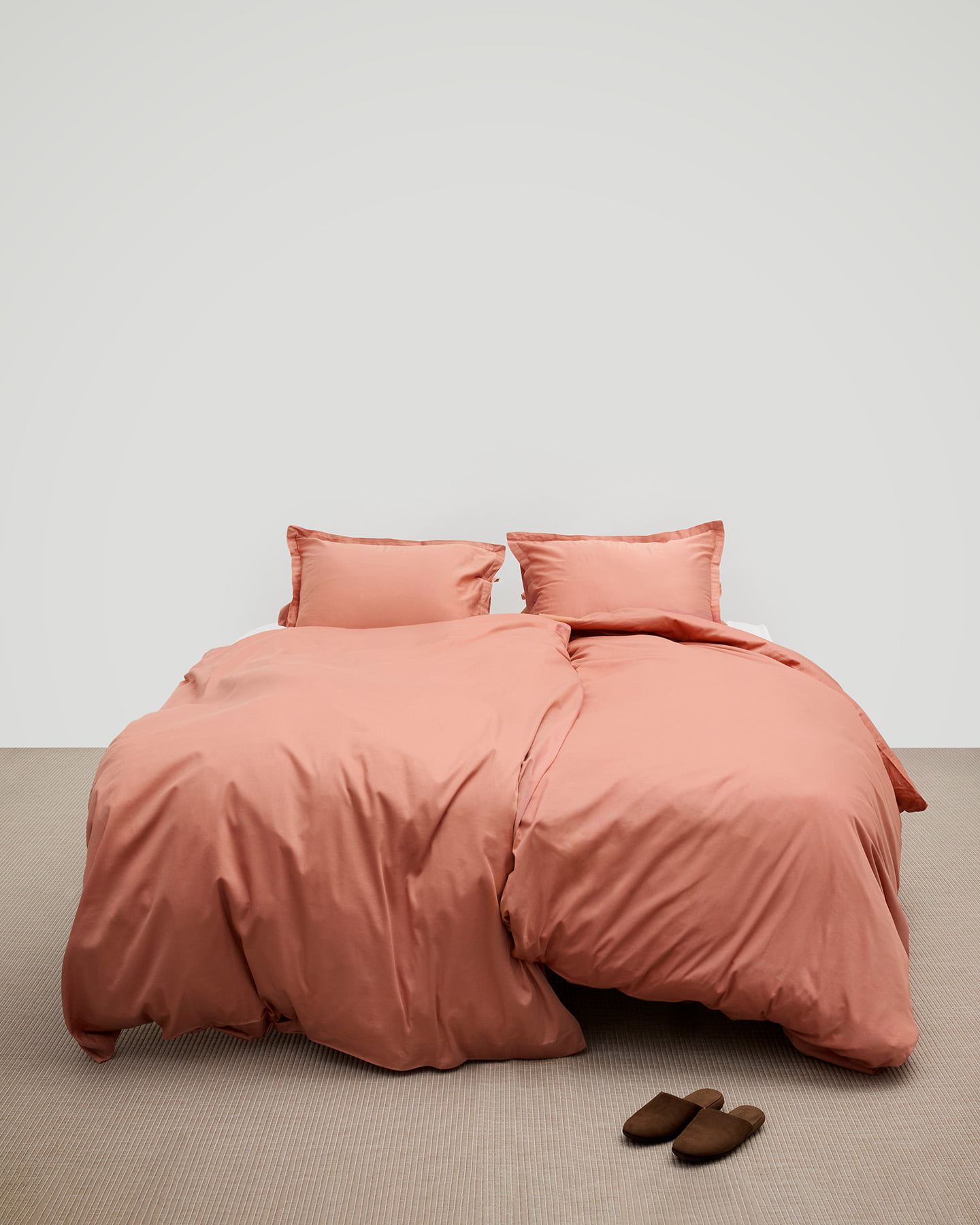 Bettwäscheset Vidd - Pink Terracotta in der Gruppe Bettwäsche / Bettwäschesets bei A L V A (1059)