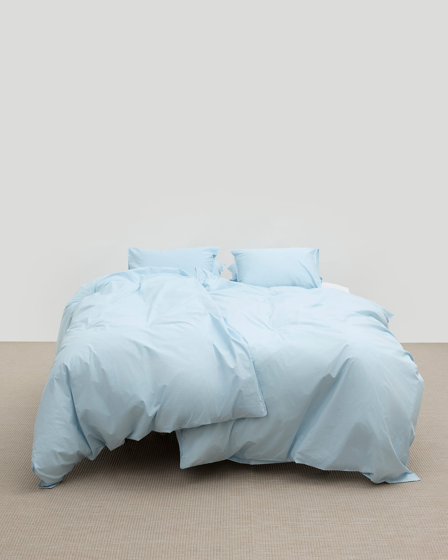 Bettwäscheset Nejd Perkal - Ice Blue in der Gruppe Bettwäsche / Bettwäschesets bei A L V A (1185)