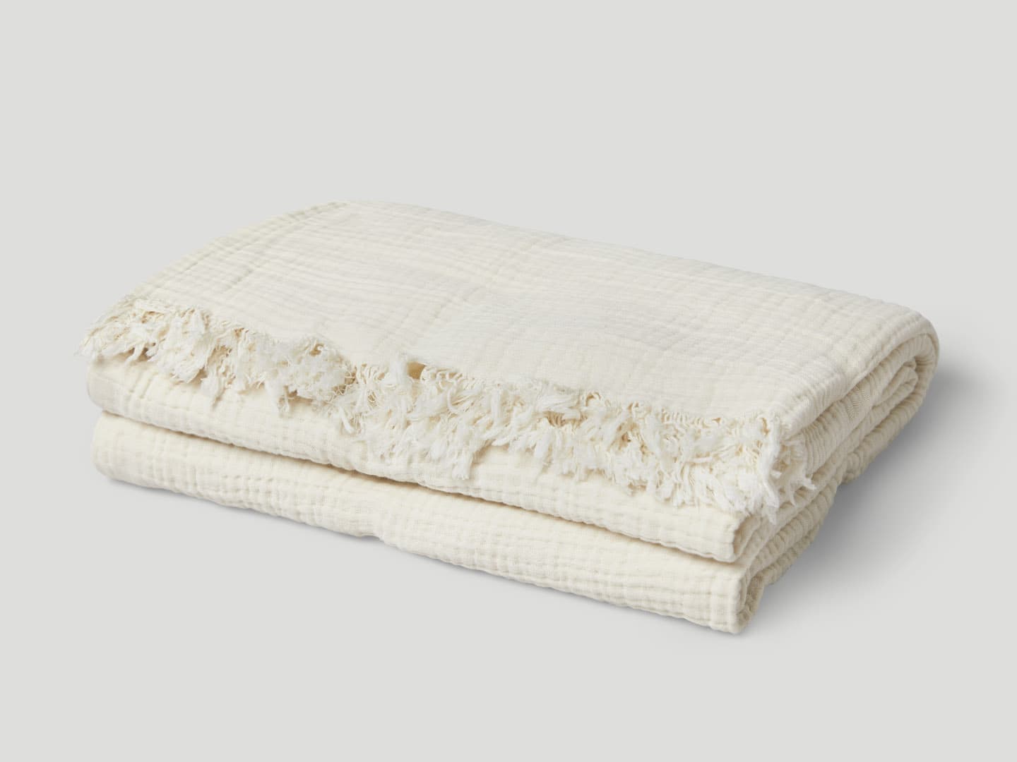 Decke Vira - Raw Cotton in der Gruppe Decken bei A L V A (1201)