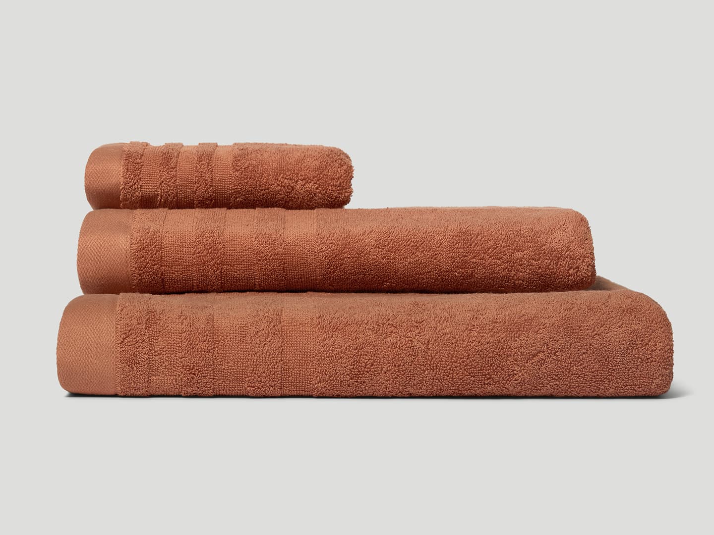 Handtuch Essens - Pink Terracotta - 70x140 | GOTS in der Gruppe Lagerräumung bei A L V A (9607)