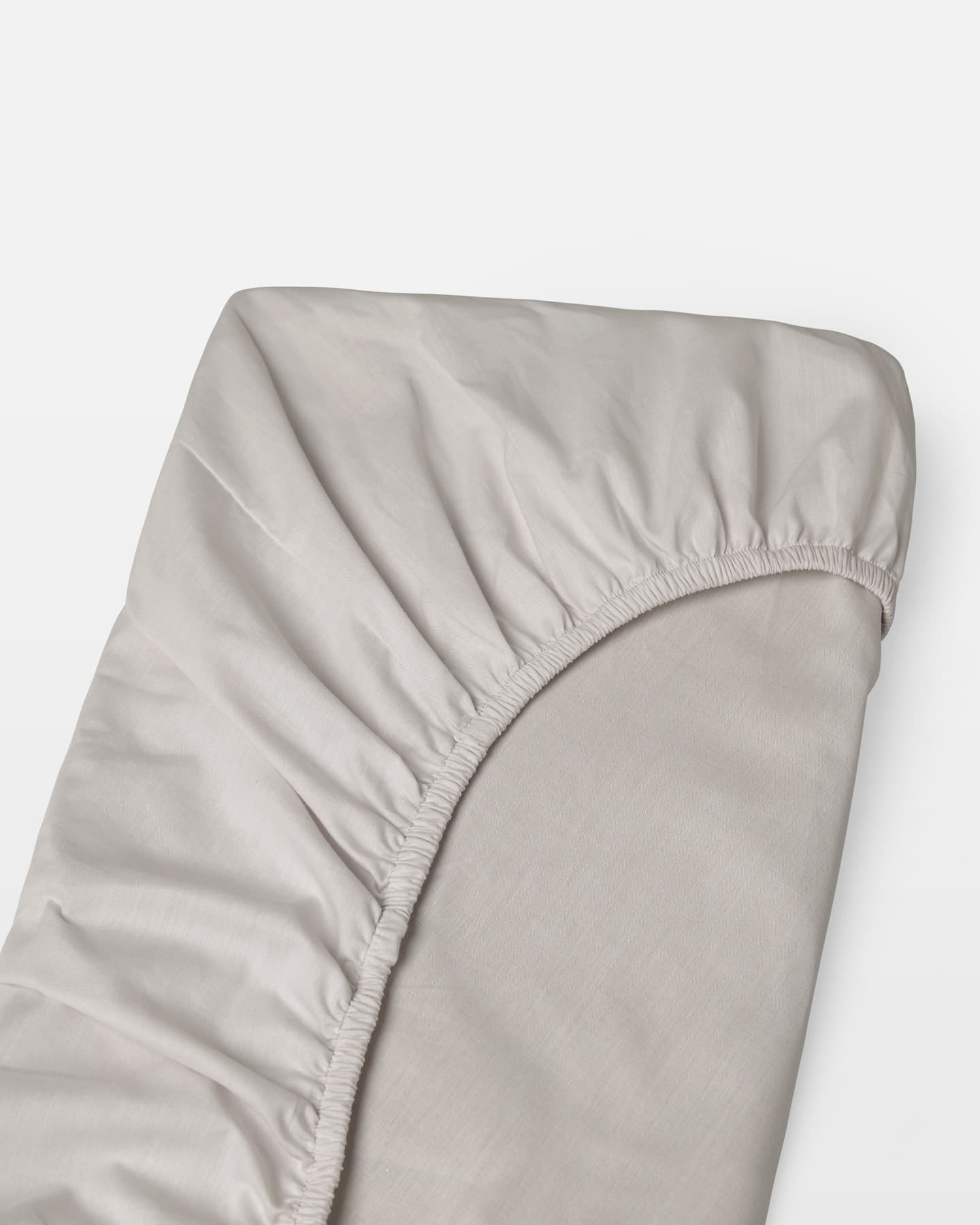 Spannbettlaken Nejd Perkal - Khaki Grey