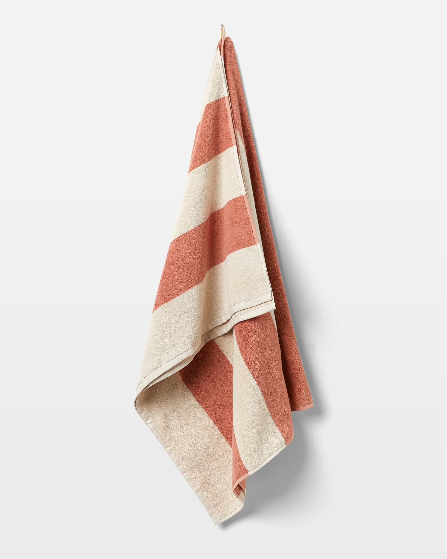 Badetuch Vinda - Seashell Beige / Pink Terracotta