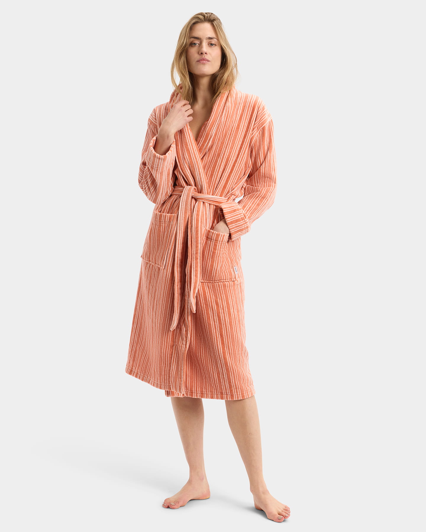 Bademantel Vindel - Pink Terracotta & Cherry Blossom Pink
