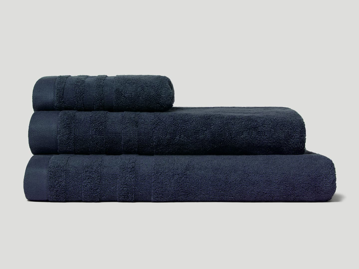 Handtuch Essens - Midnight Blue - 70x140 | GOTS