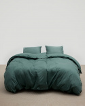 Bettwäscheset Strimma - Washed Bottle Green