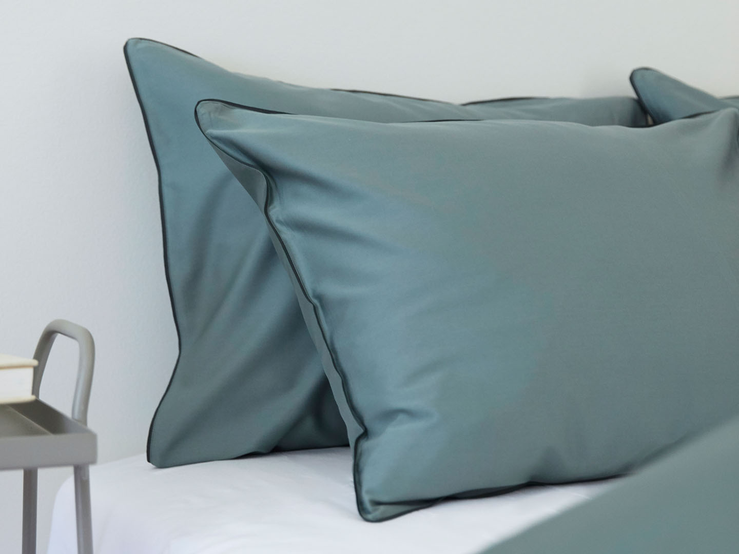 Bettwäscheset Strimma - Washed Bottle Green