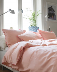 Kissenbezug Strimma - Cherry Blossom Pink Kissenbezug Strimma - Cherry Blossom Pink