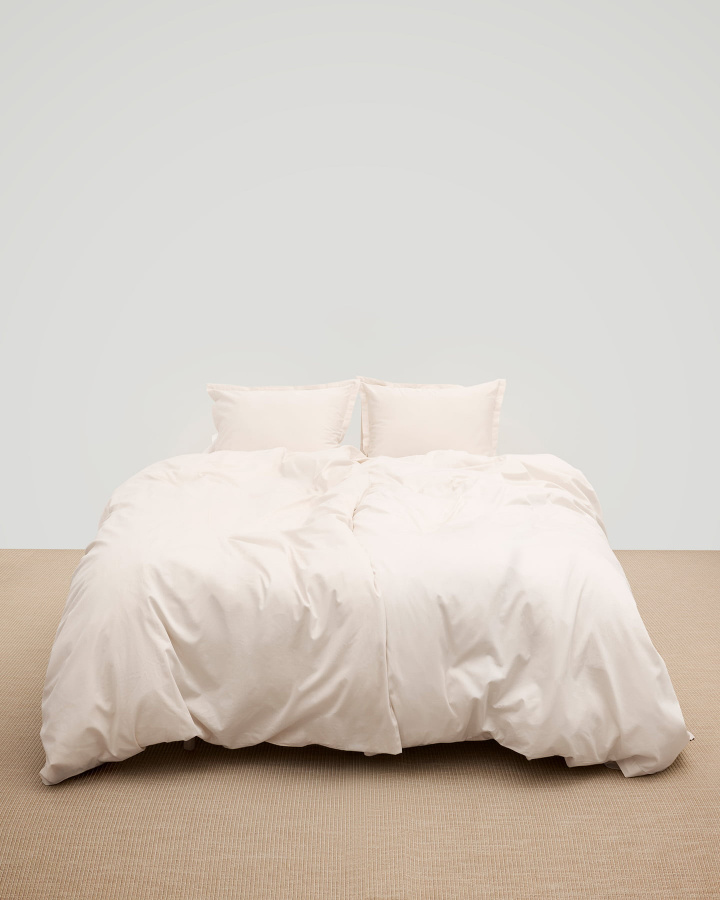 Bettwäscheset Vidd - Seashell Beige in der Gruppe Bettwäsche / Bettwäschesets bei A L V A (1120)
