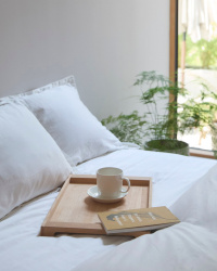 Spannbettlaken Lind - Cloud White Spannbettlaken Lind - Cloud White