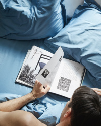 Spannbettlaken Lind - North Sea Blue Spannbettlaken Lind - North Sea Blue