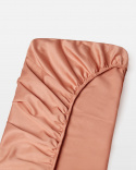 Spannbettlaken Lind - Pink Terracotta