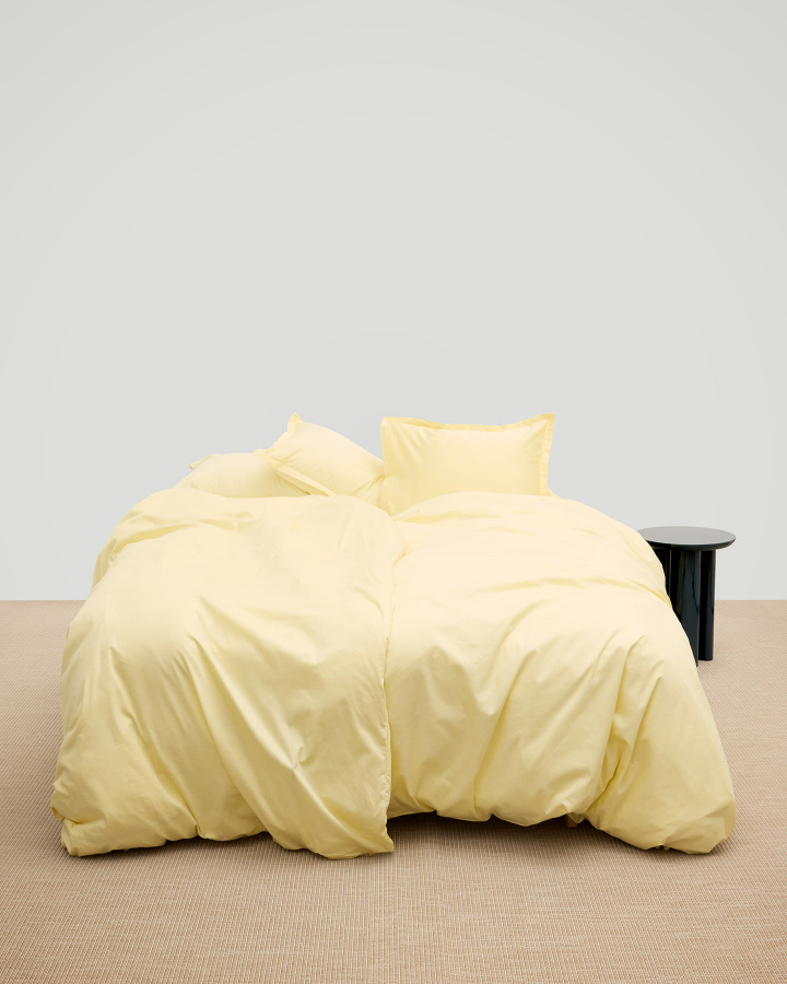 Bettwäscheset Vidd - Lemonade Yellow in der Gruppe Bettwäsche / Bettwäschesets bei A L V A (1153)