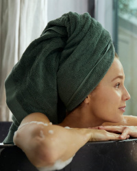 Handtuch Essens - Washed Bottle Green Handtuch Essens - Washed Bottle Green