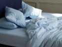 Spannbettlaken Nejd Perkal - Ice Blue