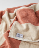 Badetuch Vinda - Seashell Beige / Pink Terracotta