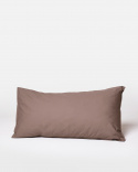 Kissenbezug Nejd Perkal - Deep Taupe