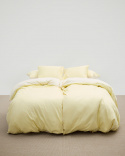 Bettwäscheset Tvenne - Lemonade Yellow / Raw Cotton