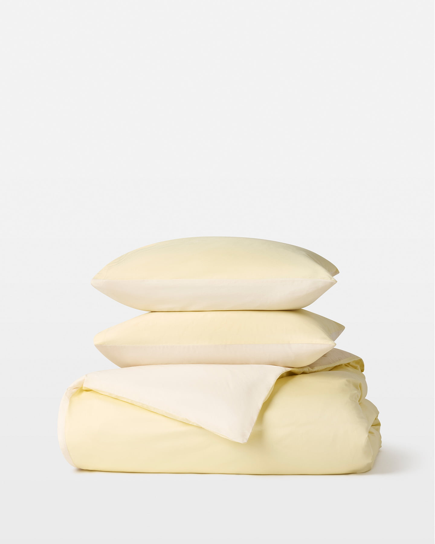 Bettwäscheset Tvenne - Lemonade Yellow / Raw Cotton