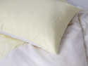 Kissenbezug Tvenne - Lemonade Yellow / Raw Cotton