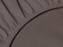 Spannbettlaken Nejd Perkal - Deep Taupe