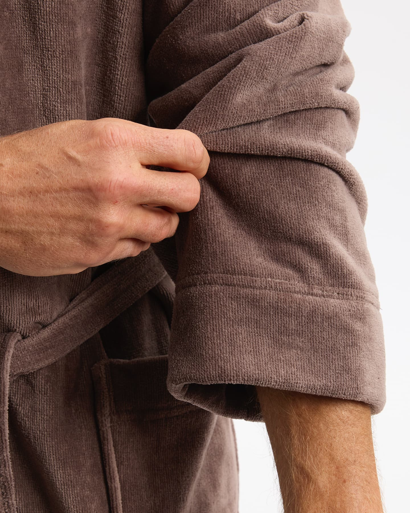 Bademantel Vindel - Deep Taupe