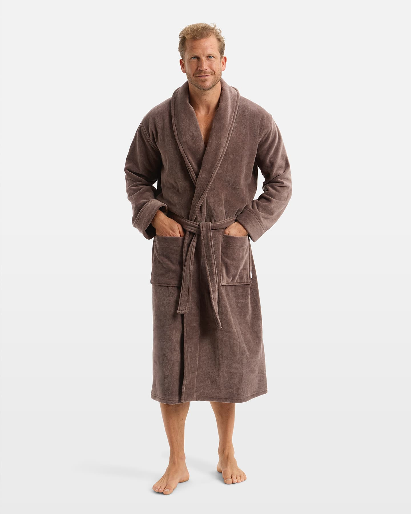 Bademantel Vindel - Deep Taupe