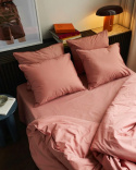 Spannbettlaken Nejd Perkal - Ash Rose