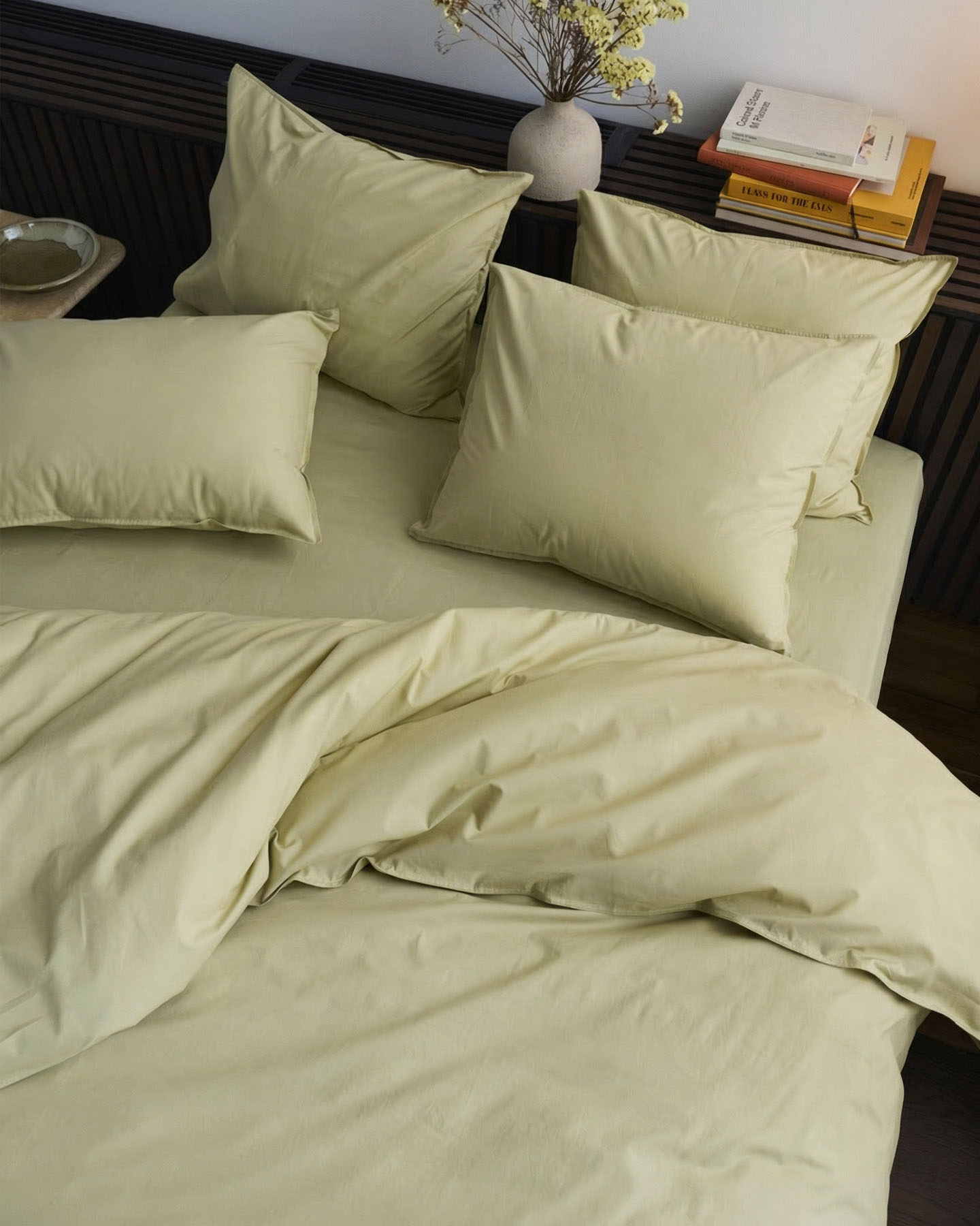 Spannbettlaken Nejd Perkal - Meadow Green