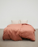 Bettwäscheset Vidd - Pink Terracotta / Seashell Beige