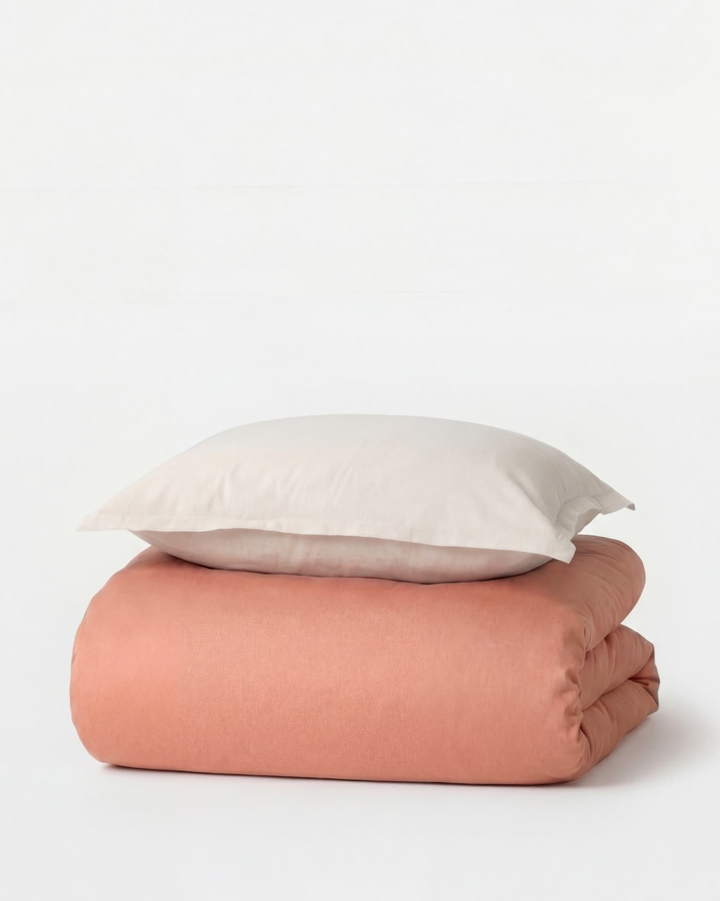 Bettwäscheset Vidd - Pink Terracotta / Seashell Beige