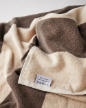 Badetuch Vinda - Seashell Beige / Deep Taupe