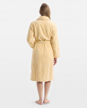 Bademantel Vindel - Honey Yellow / Seashell Beige
