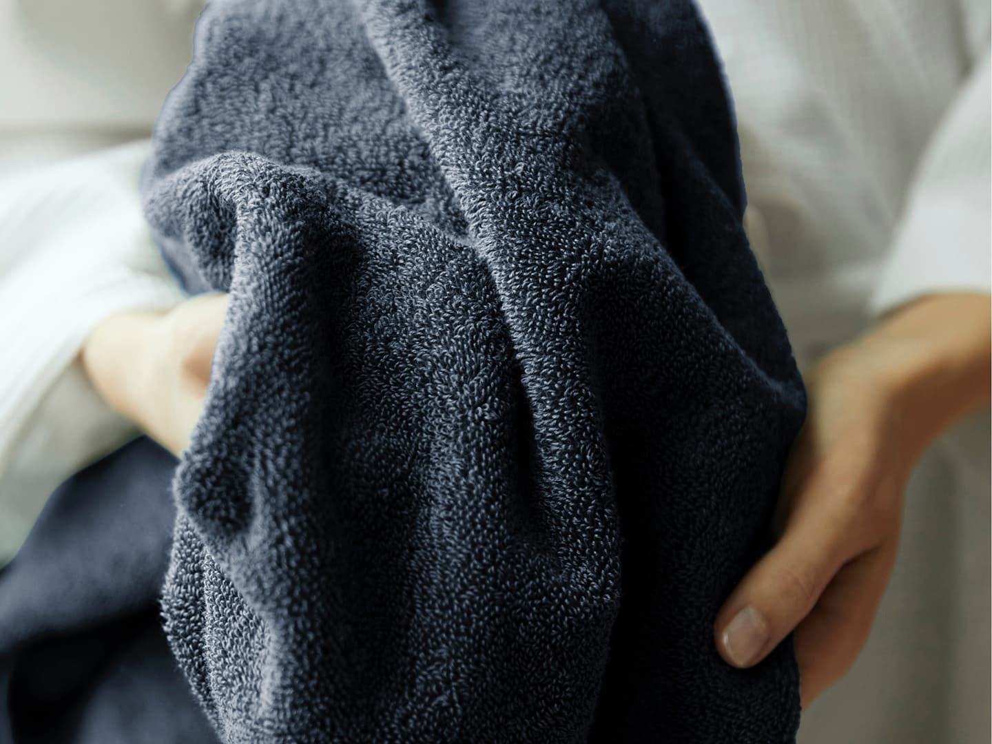 Handtuch Essens - Midnight Blue - 50x100 | GOTS