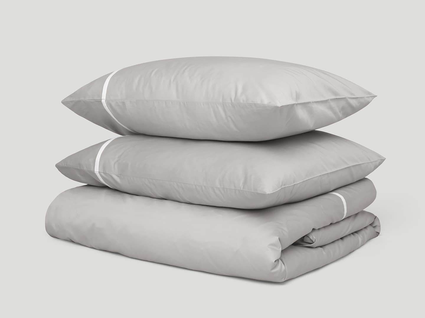 2er Set Bettwäscheset Gatt Concrete Grey (135x200)