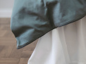 2er Set Bettwäscheset Strimma Washed Bottle Green (135x200)